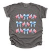 Simply Sage Market Women's Coquette Patriotic Chart Short Sleeve Garment Dyed Tee - 3 of 4