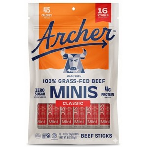 Archer Meat Snacks Classic Beef Sticks (16-count) — product image