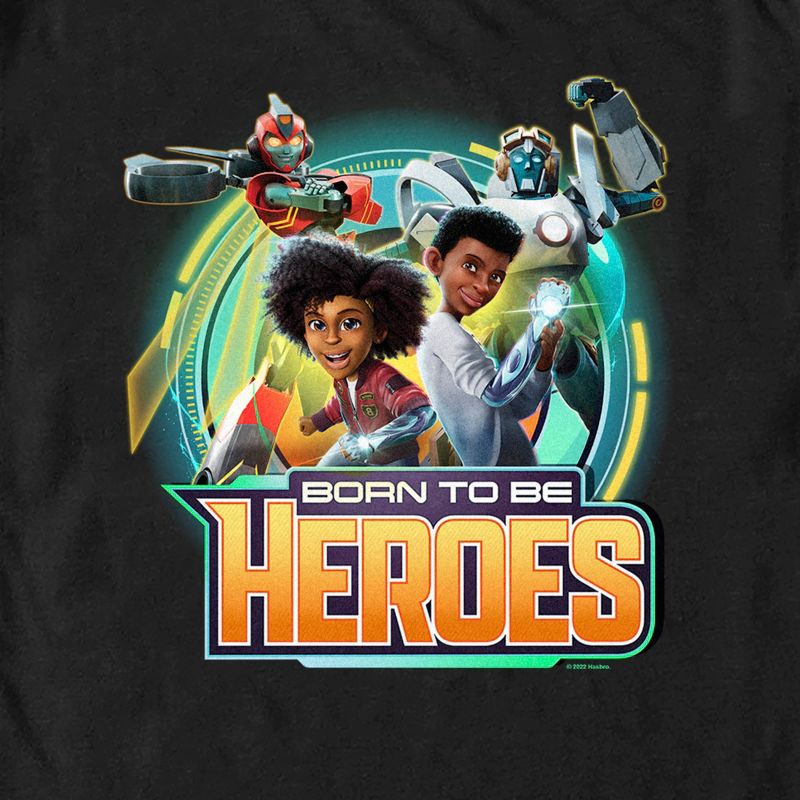 Men's Transformers: EarthSpark Born To Be Heroes T-Shirt, 2 of 6