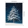Amanti Art Winter Snowy Pine Tree by Pictufy Studio Canvas Wall Art Print Framed - 3 of 4