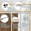 SMARTSTANDARD 36 in. Pocket Door Frame, Pocket Door Hardware Kit with 120 Lbs Two-Way Soft-Close, Fit for 24'' to 36'' Width Door - 3 of 4