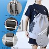 Generic Drawstring Soccer Backpack Waterproof Swim Gym Sport Bag with Ball and Shoe Compartment and Side Mesh pockets - 3 of 4