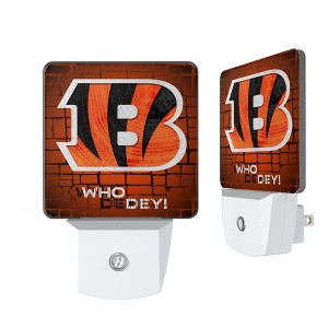 NFL AFC Teams Brick Wall Night Light 2-Pack - 1 of 4