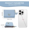 FATMOON Wallet for Women- Fashionable Butterfly PU Leather Wallet - Easy to Use Small Card Holder with ID Window,Perfect for Daily Use and Gift - 3 of 4