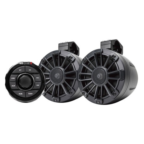 Mb Quart Uni6.1r Rugged 160 Watt Universal Utv Tuned Audio Speaker