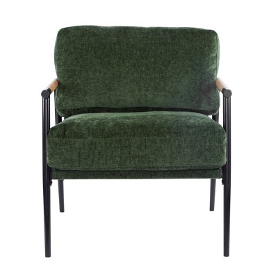 Christopher Knight Home Varsts Modern Wood and Metal Upholstered Accent Chair