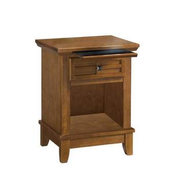 Arts & Crafts Nightstand Cottage Oak - Home Styles