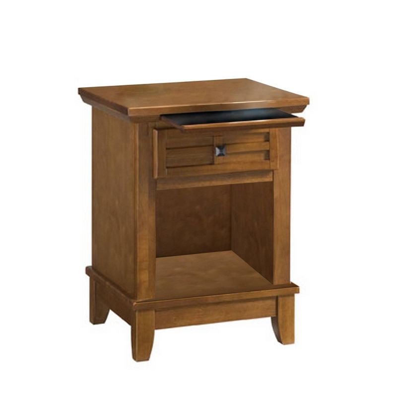 Arts & Crafts Nightstand Cottage Oak - Home Styles, 1 of 9