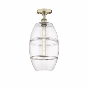 Vaz - 1 Light Semi-Flush Mount In Industrial Style-18.63 Inches Tall and 10 Inches Wide - 1 of 1