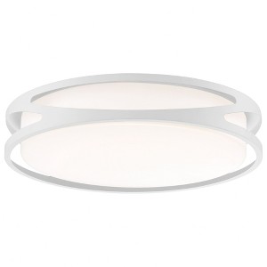 Access Lighting Lucia 1 - Light Flush Mount in  White - 1 of 2