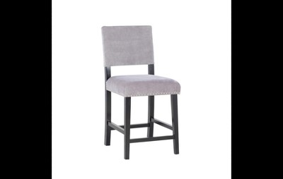 Corey 24" Brown and Ivory Cowhide Counter Stool