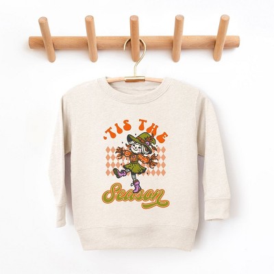 The Juniper Shop Tis The Season Scarecrow Toddler Graphic Sweatshirt