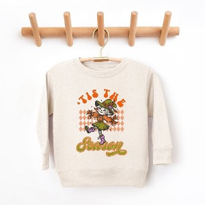 The Juniper Shop Tis The Season Scarecrow Toddler Graphic Sweatshirt - 1 of 3