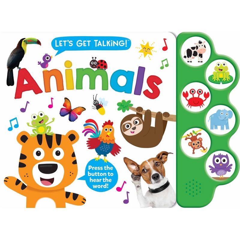 Let's Get Talking: Animals (6-Button Sound Book) - by  Kidsbooks Publishing (Mixed Media Product), 1 of 2