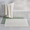 21"x34" Turkish Cotton Bath Rug White - Wellbe - 4 of 4