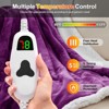 Inhand Wearable Heated Throw Blanket Shawl - 50"x60" Flannel Electric Robe Blanket Hoodie for Winter 5-Position Timer 10 Heating Levels - 4 of 4