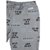 Seven Times Six Friends TV Show Womens' Sayings You're My Lobster Jogger Pajama Pants Grey - 3 of 3