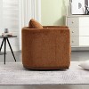 CAVINAS Swivel Barrel Chair with 360 Degree Rotation, Soft Fabric Upholstery and High-Density Cushion - 4 of 4