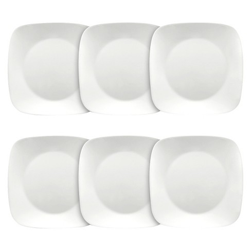 Corelle square shop lunch plates