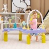 Infans Baby Activity Center, 3-Stage Bouncing Activity Saucer & Playtime Mat & Activity Table, 3 Adjustable Heights for Infants & Toddlers, Pink - 4 of 4