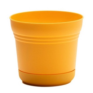 Bloem Saturn 7 in. D Polyresin Planter Yellow - 1 of 1