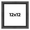 PosterPalooza | Square Refined Black Picture Frame - UV Acrylic, Foam Board Backing, Hanging Hardware - 2 of 4
