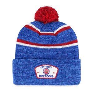 NBA Detroit Pistons Couliour Knit Beanie with Pom - 1 of 2