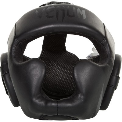 Venum Challenger 2.0 Skintex Leather MMA Training Headgear - Black