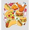 Fast Food Stickers Women's Crew Neck Short Sleeve Top - 2 of 3