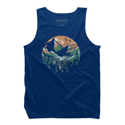 Men's Design By Humans Happiness Place By orangedan Tank Top