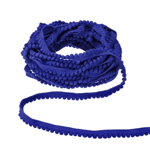 Unique Bargains Nylon Multipurpose Use Lightweight Good Elasticity Ball Fringe Trim - 1 of 4
