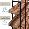 NicBex 5-Tier Bookshelf with Metal Frame,Open Storage Shelves with Industrial Style,Bookcase with MDF Board,Book shelf for Living Room&Office - 4 of 4