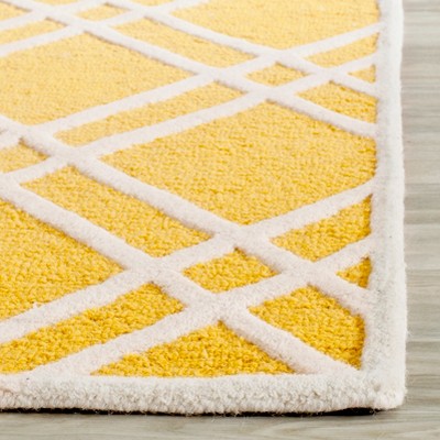 Ivory Elegance Hand-Tufted Wool Runner Rug, 2'6" x 6'