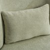 Hrinhom 25.2"W 360° Swivel Chair with Pillow, Chenille Armlesschair,Metal Base - 4 of 4