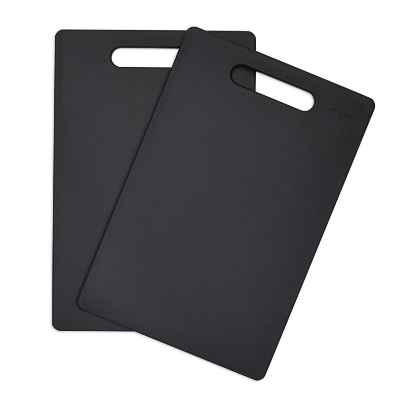 Farmlyn Creek 2 Pack Black Plastic Cutting Boards for Food Prep & Kitchen Accessories, 7.75 x 11.6 in, 1 of 10