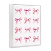 Stupell Industries Pink Bows Rows Black Framed Giclee Art - 3 of 4