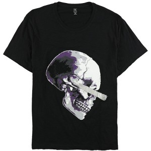 I.N.C International Concepts Mens Purple & White Skull Graphic T-Shirt, Black, XX-Large - 1 of 1