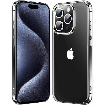 Entronix Case Compatible with iPhone 15 Pro Max - [Hard Back] Slim Clear