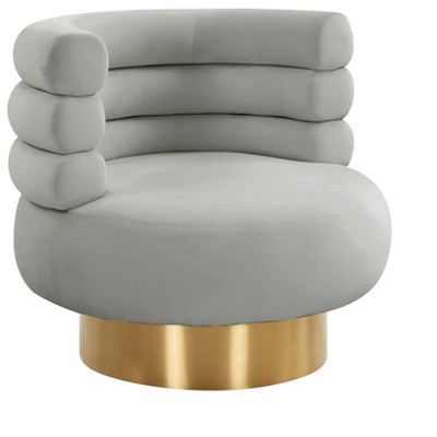 TOV Furniture Naomi Velvet Swivel Chair