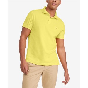 Tommy Hilfiger Mens Cotton Polo Shirt, Yellow, XX-Large - 1 of 1