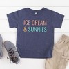 The Juniper Shop Ice Cream And Sunnies Toddler Short Sleeve Tee - 2 of 2