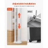 VEVOR Retractable Baby Gate, 34 inch Tall, Extends up to 55 inch Wide, Retractable Gate for Kids or Pets, Mesh Material, Easy to Install ,White - 4 of 4