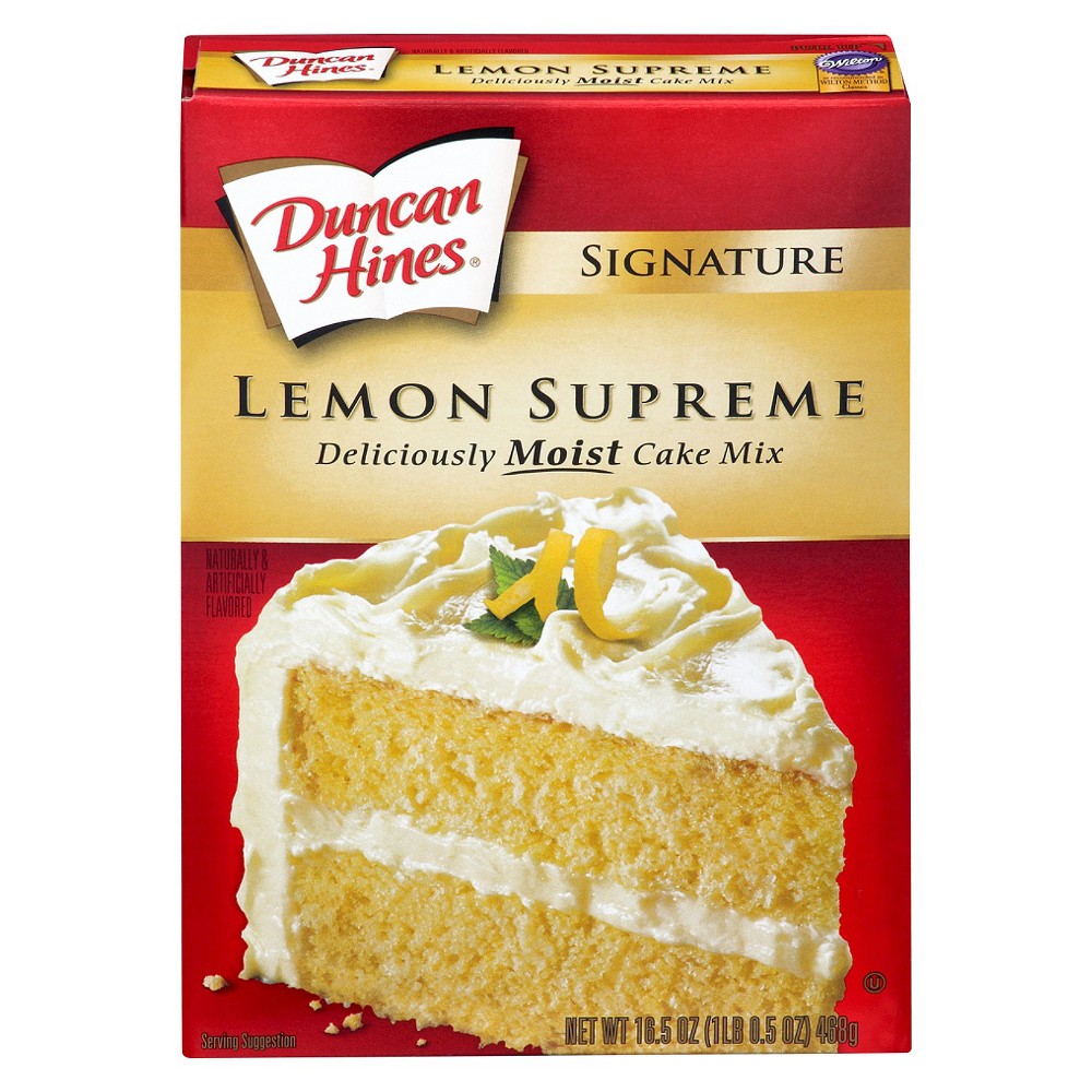 UPC 644209411009 product image for Duncan Hines Moist Deluxe Lemon Supreme Premium Cake Mix 18.25 oz | upcitemdb.com