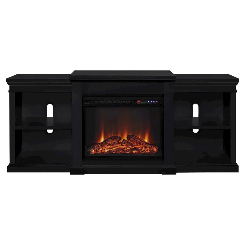 Union Electric Fireplace TV Stand with Side Shelves for TVs up to 70" -  Room & Joy, 1 of 7
