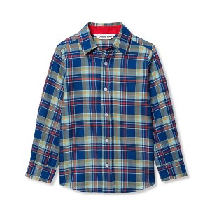 Lands' End Kids Button Down Poplin Shirt - 1 of 3