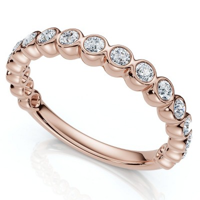 Pompeii3 1/2Ct Diamond Wedding Ring Channel Set 14k Gold or Platinum Lab Created EF/VS