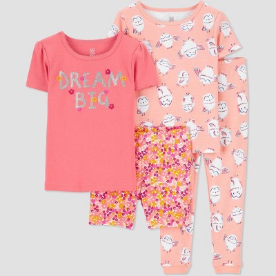 10 Infant & Girls Gabiano Assorted Holiday Owl Pajamas Size 3 Months 