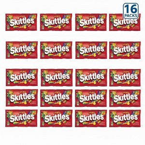 Skittles Original Flavors Fruit Chew Full Size 2.17oz Bag 12/16/24/36 Pack Great Office, Home, Snack, Parties & More - 1 of 4