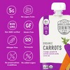 Serenity Kids Organic Carrots with Organic Olive Oil Baby Food Pouch - 3.5oz - 3 of 4