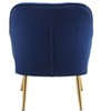 NicBex Modern Wood Accent Chair, Velvet Arm Chair with Back, Living Room Chair for Bedroom, Easy Assembly - 2 of 4